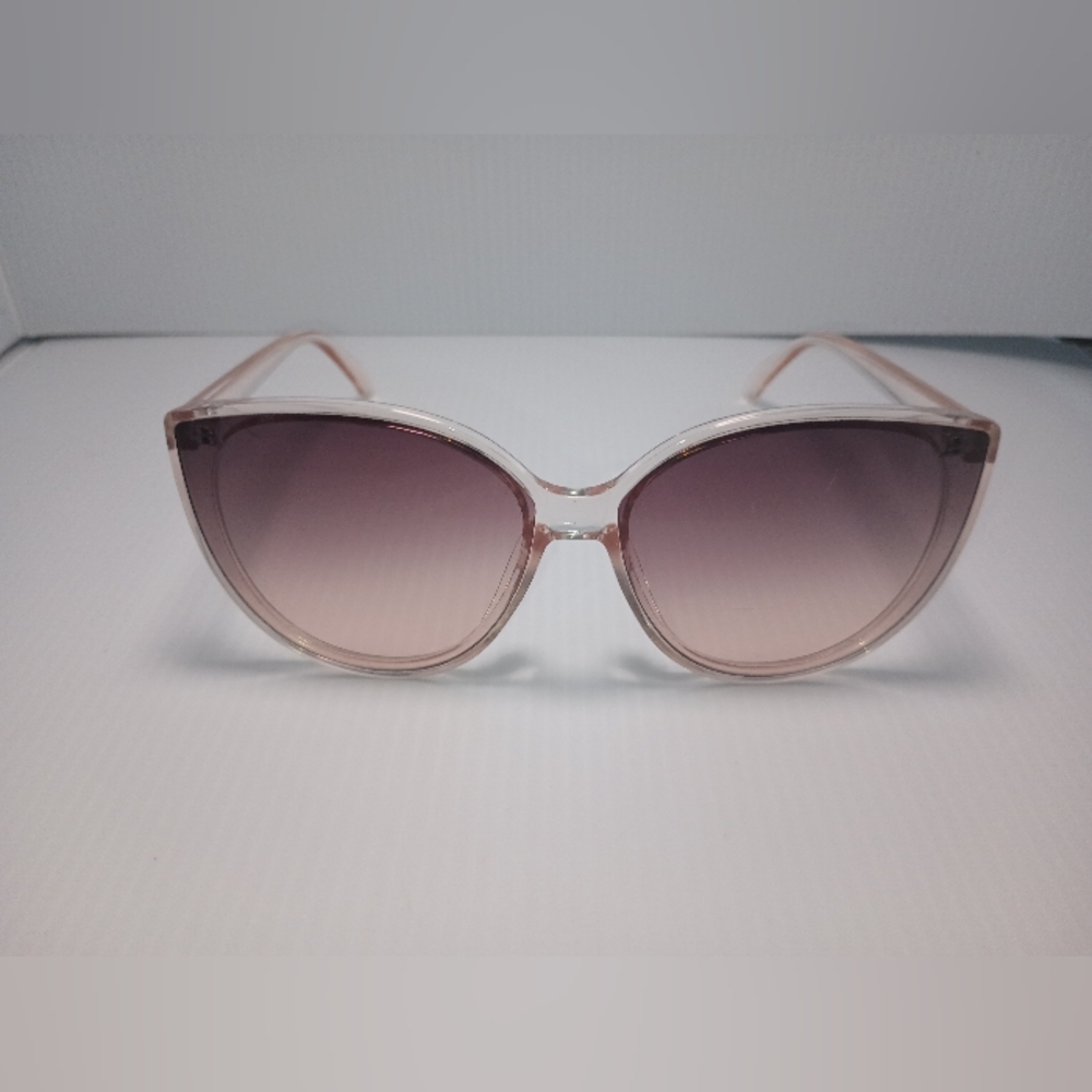 Cat-Eyed Sunglasses. Nude/Brown. Pre-Worn. Good Condition.